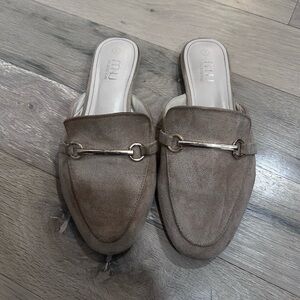 Musshoe Women's Brown Suede Mules